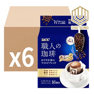 UCC 드립커피 마일드 블렌드 16p x 6개 드립백 커피