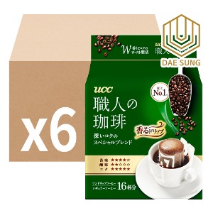UCC 드립커피 스페셜 블렌드 16p x 6개 드립백 커피