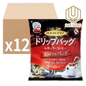 하마야 드립커피 36입 x12개 일본 드립백 커피